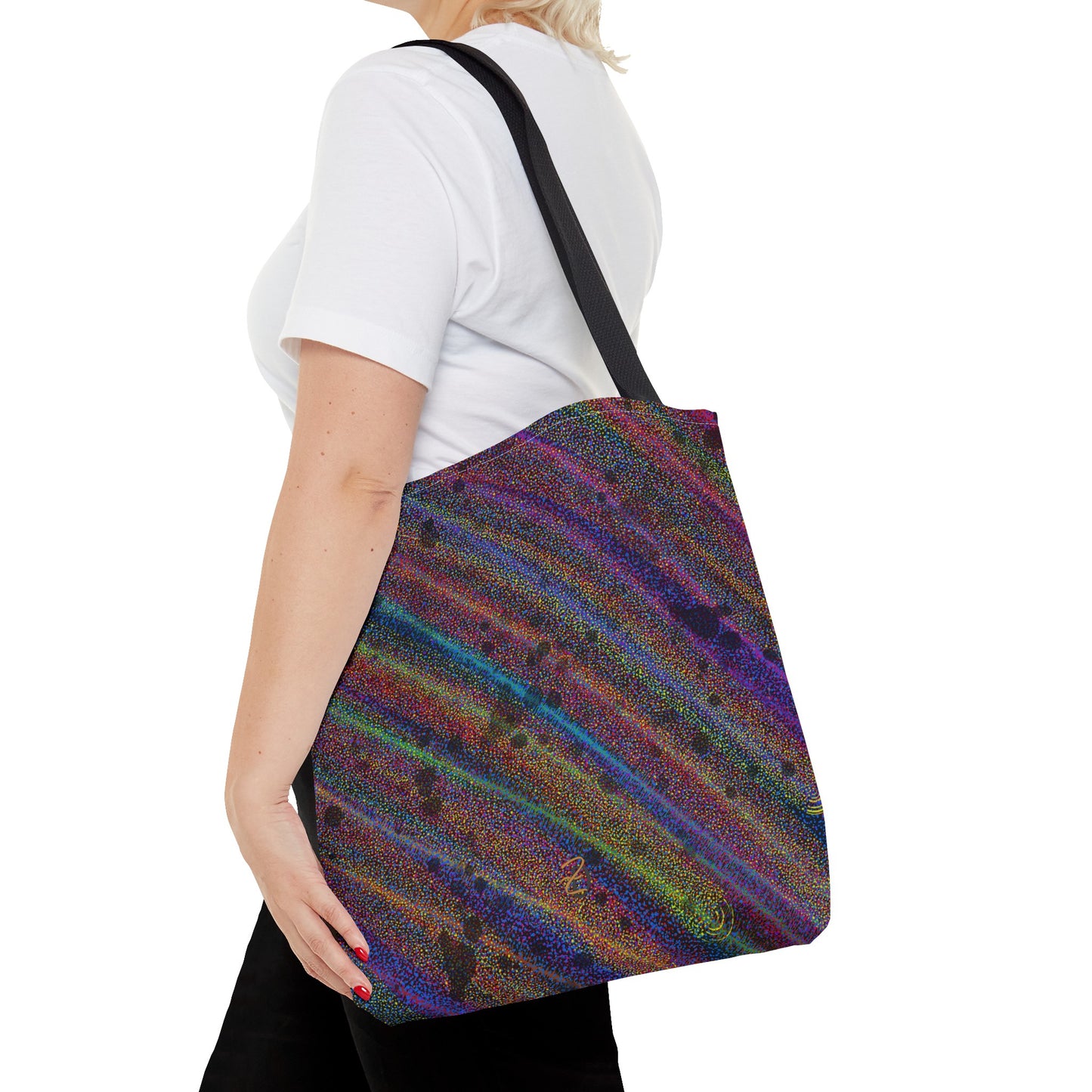 Static Rainbow Tote Bag - Design 7718