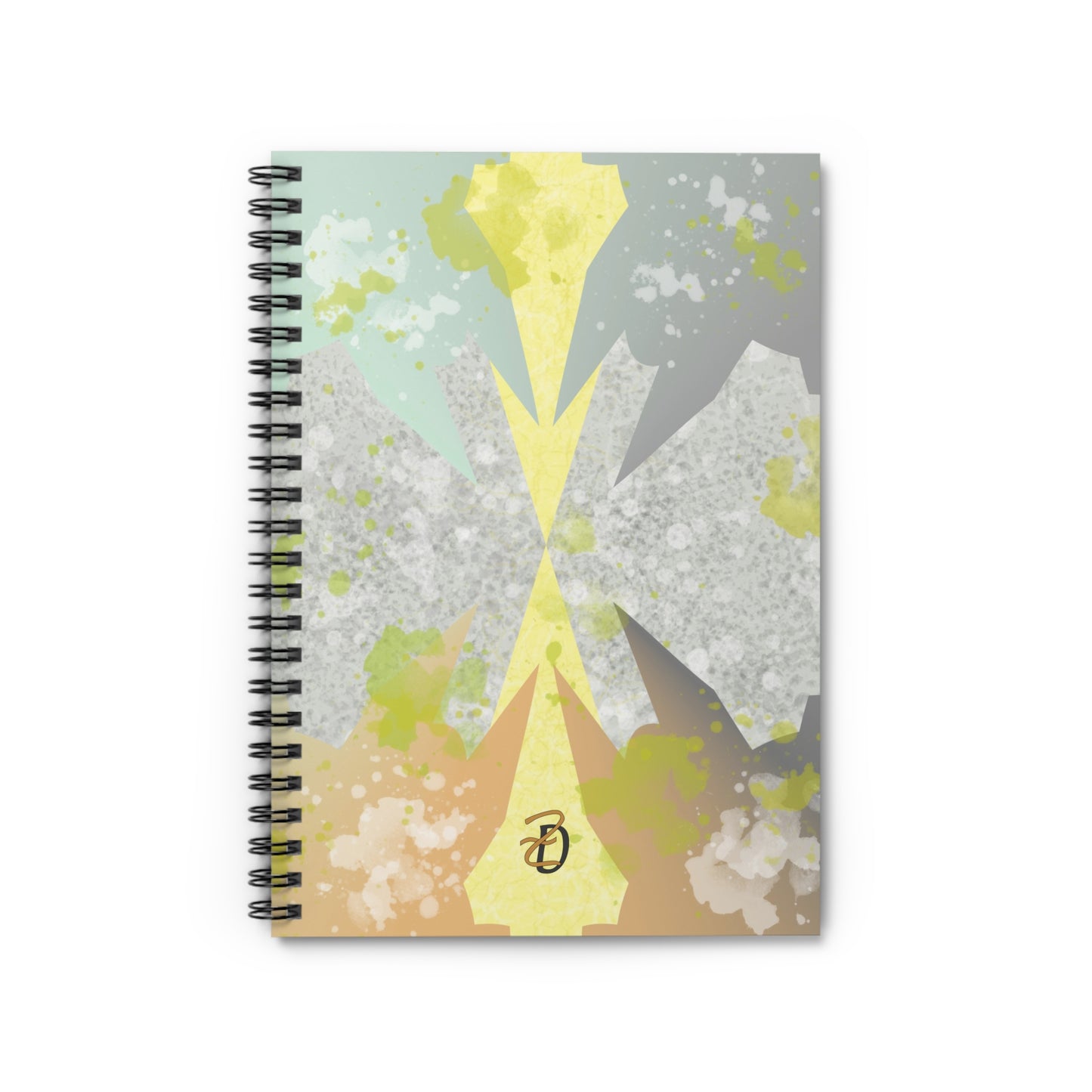 Digital Spring Ruled Spiral Notebook - Design 7704