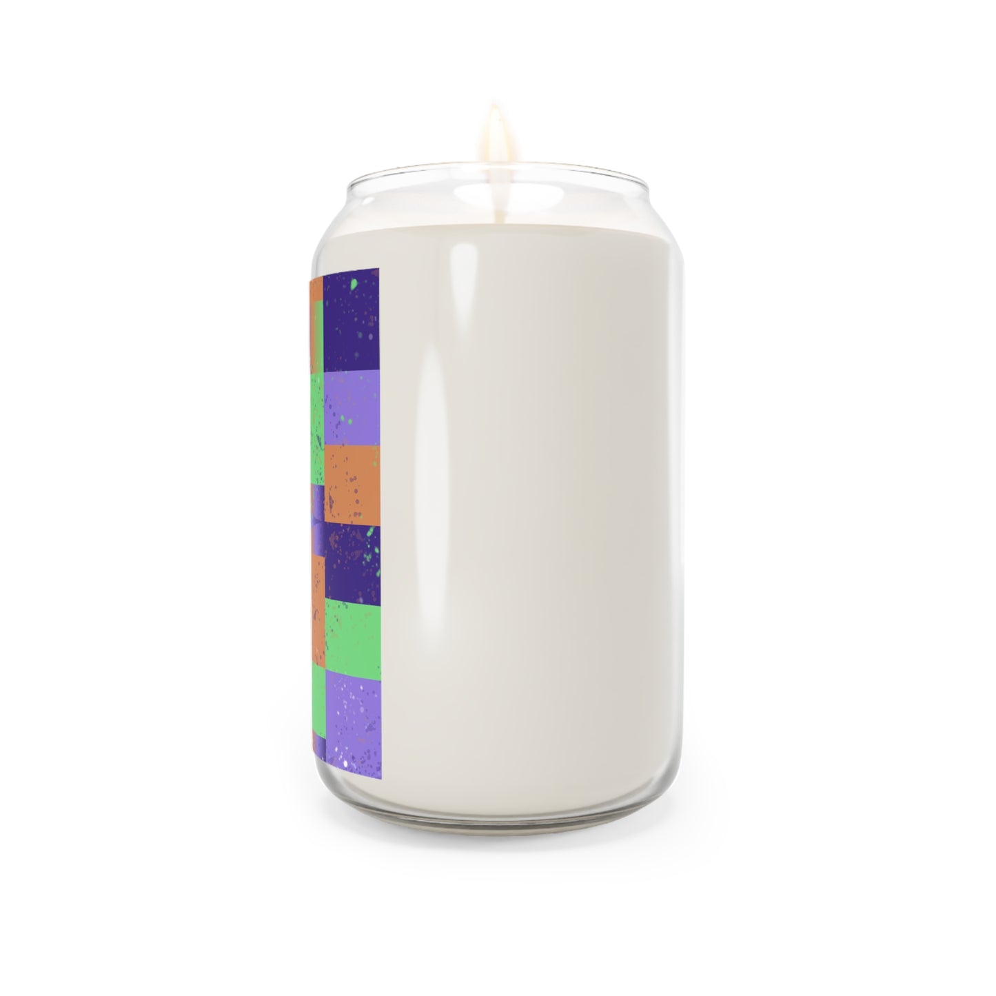 Purple Star Splat Scented Candle 13.75oz - Design 7705