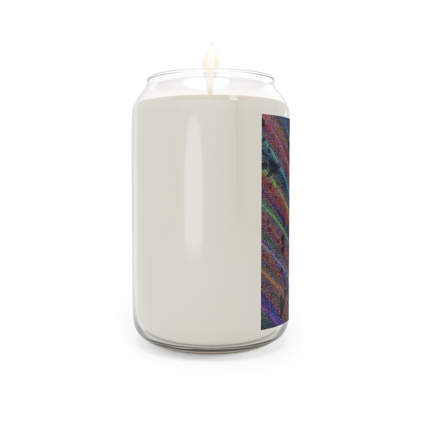 Static Rainbow Scented Candle 13.75oz - Design 7718