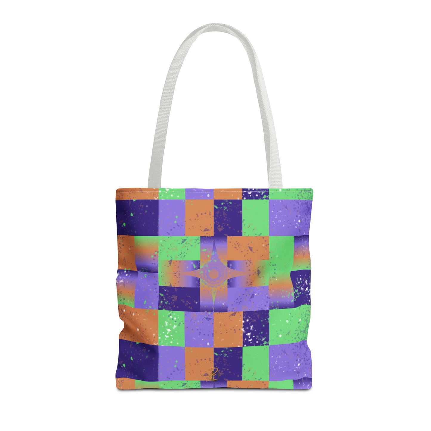 Tote Bag - Purple Star Splat Design 7705