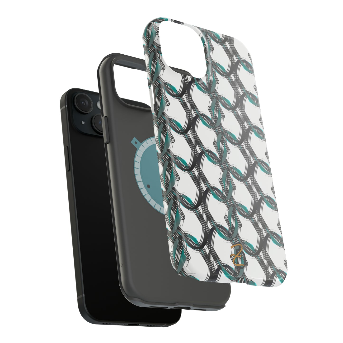 MagSafe Tough Cases - Digital Hoop Linked Design 7707