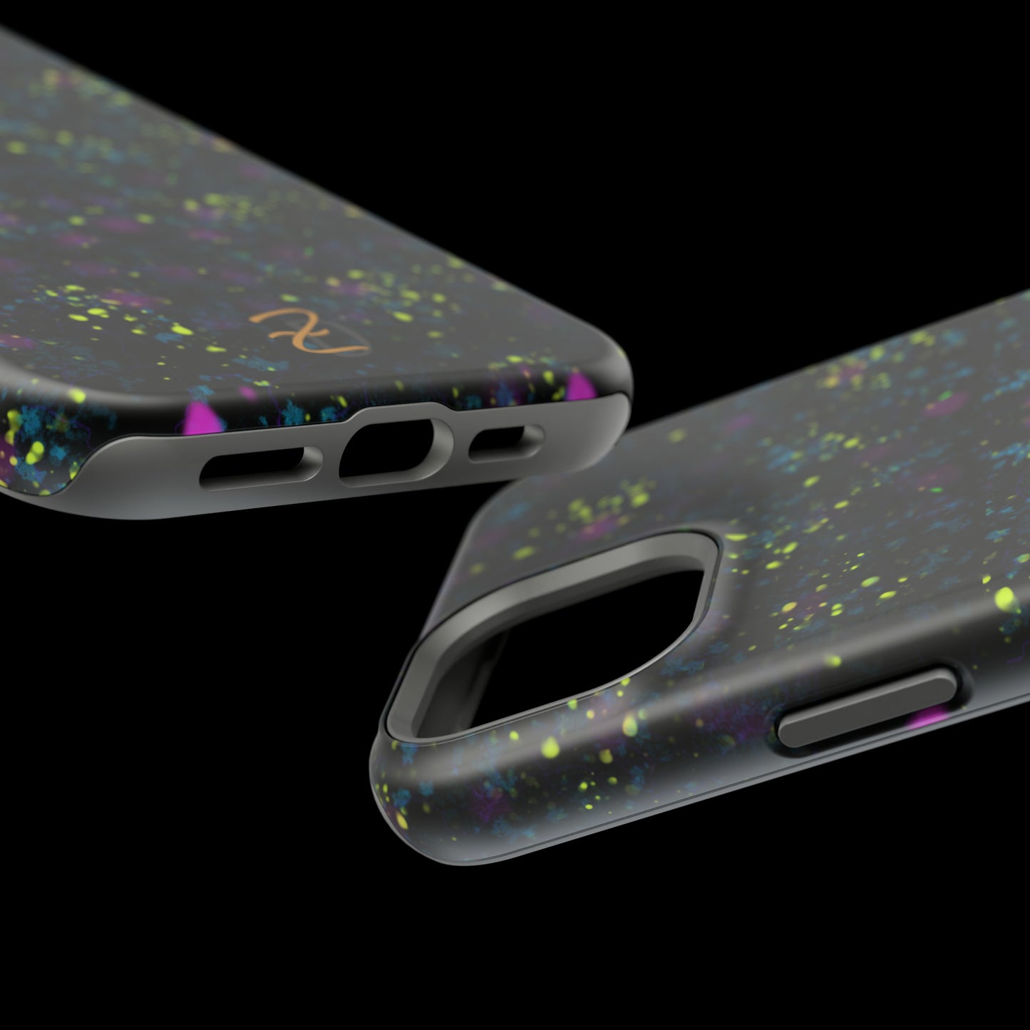 MagSafe Tough Cases - Digital Dark Splatter Design 7703