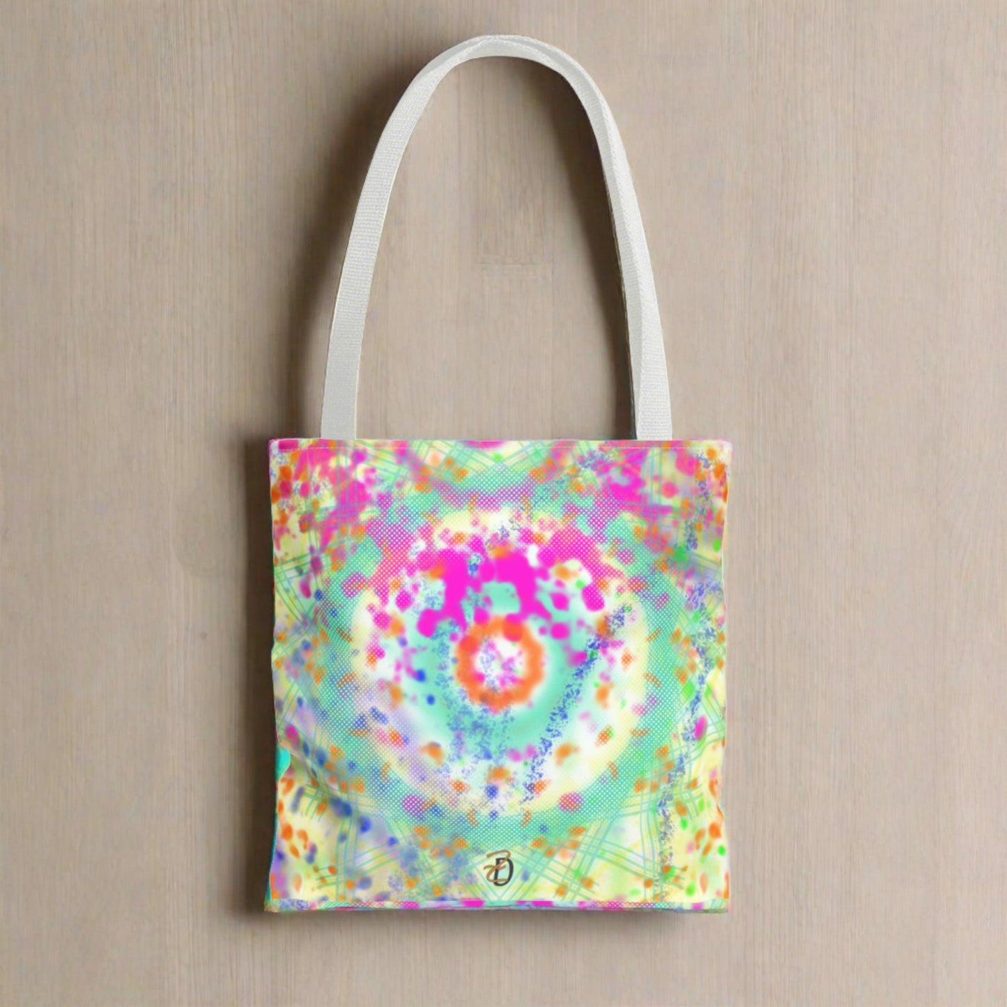 Digital Dye Splat Tote Bag - Design 7710