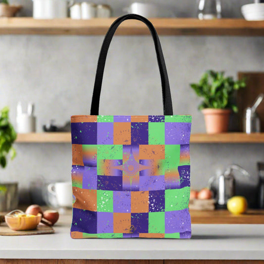 Tote Bag - Purple Star Splat Design 7705