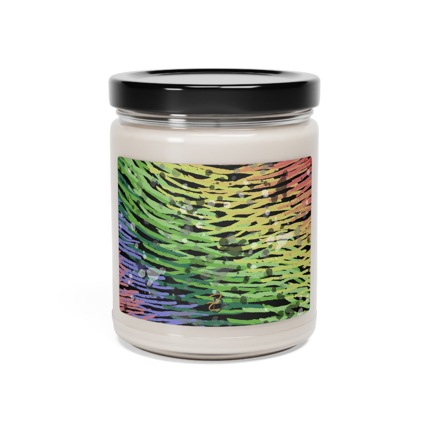 Nighttime Rainbow Soy Scented Candle 9oz - Design 7717