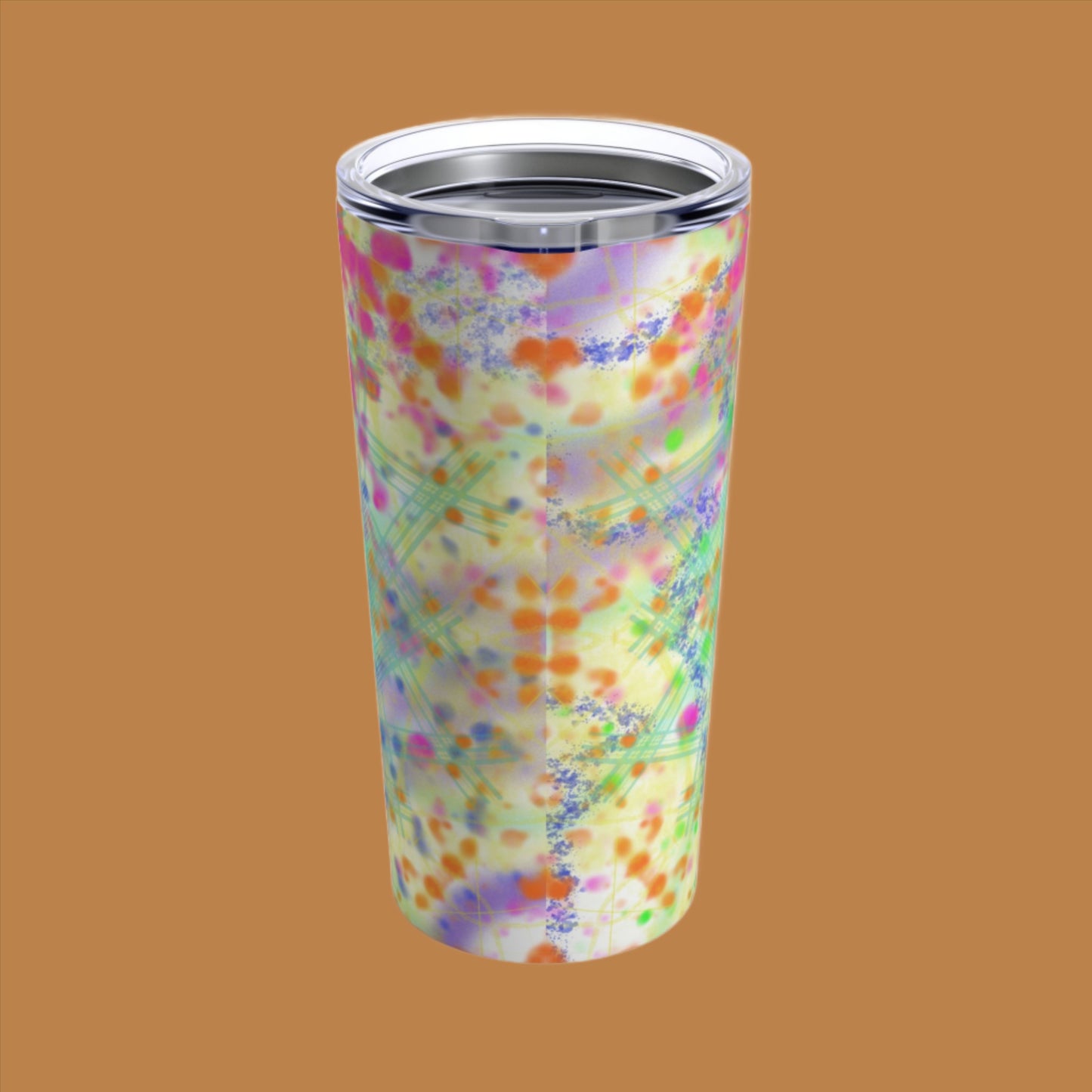 20oz Tumbler - Digital Dye Splat Design 7710