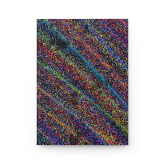 Static Rainbow Hardcover Journal - Design 7718