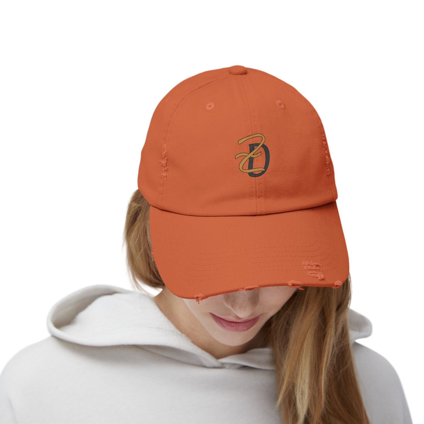 Unisex Distressed Cap - ZD Logo