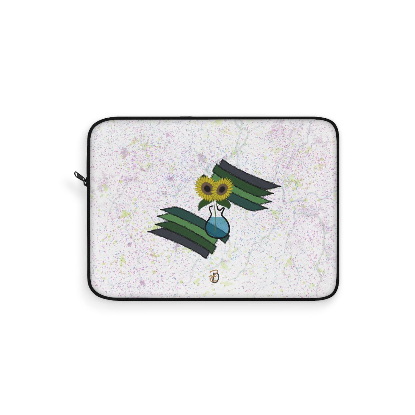 Laptop Sleeve - Sunflower Guitar Vase Design 7702