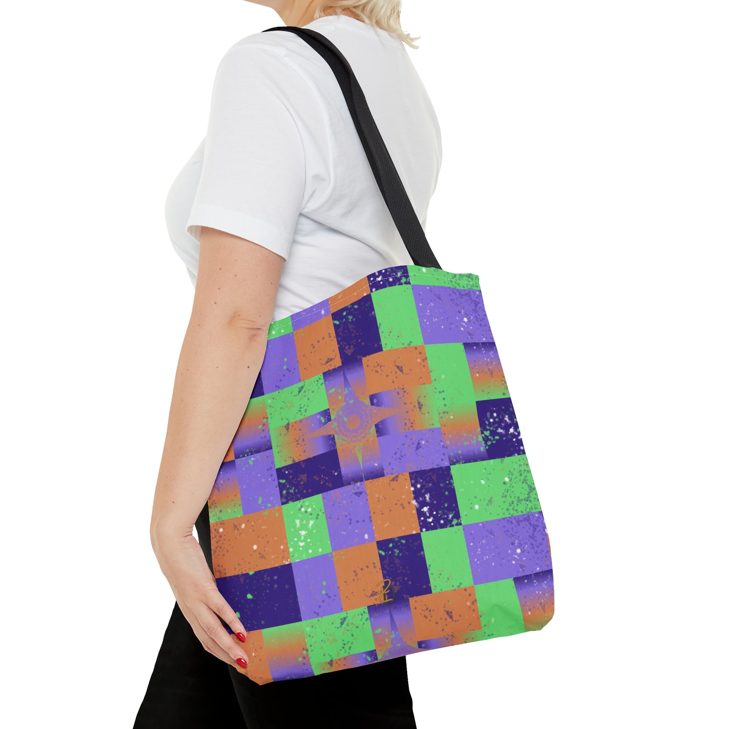 Tote Bag - Purple Star Splat Design 7705