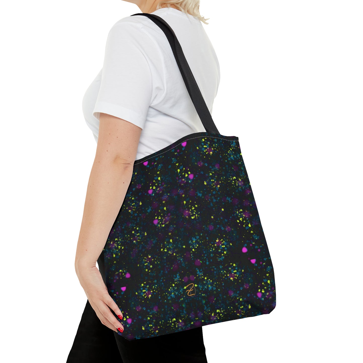 Tote Bag - Digital Dark Splatter Design 7703