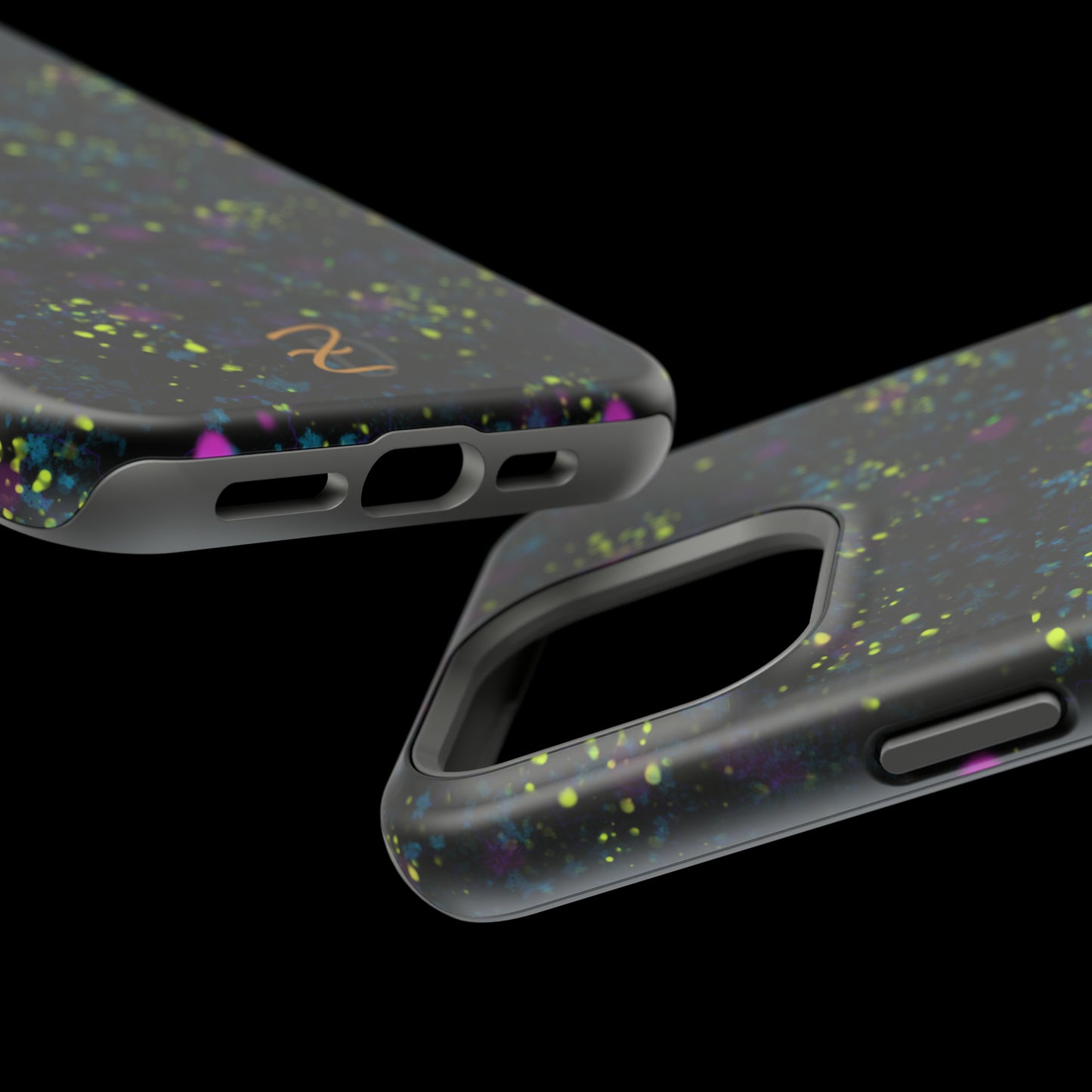 MagSafe Tough Cases - Digital Dark Splatter Design 7703