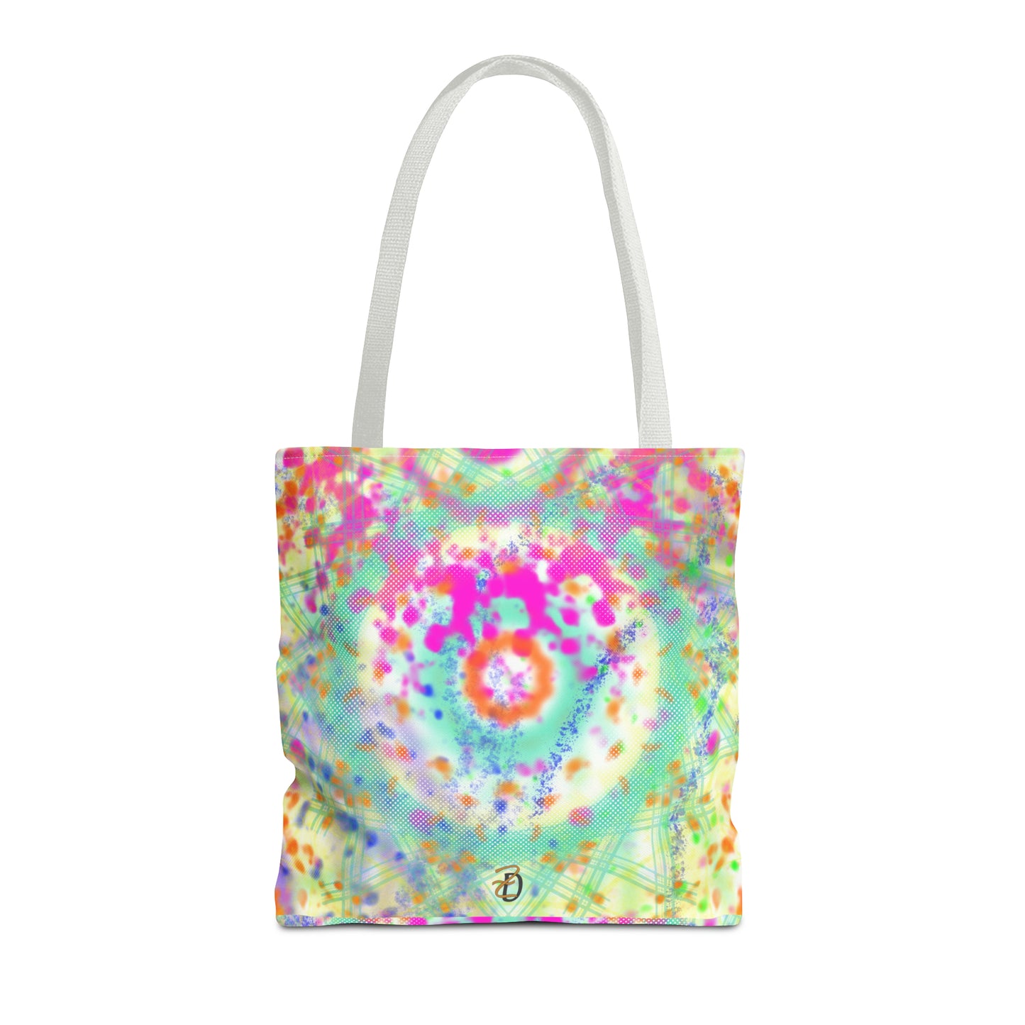 Digital Dye Splat Tote Bag - Design 7710