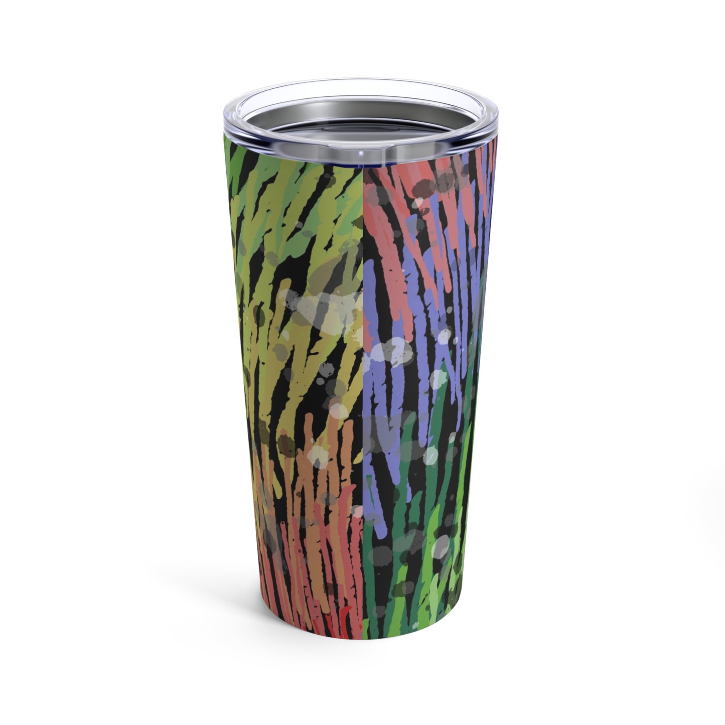 20oz Tumbler - Nighttime Rainbow Design 7717