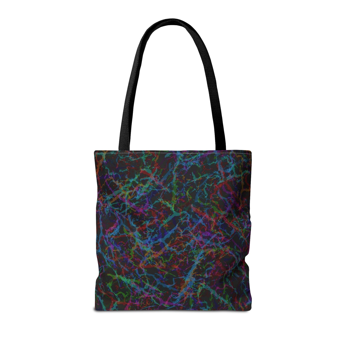 Dark Rainbow Lightening Tote Bag - Design 7712