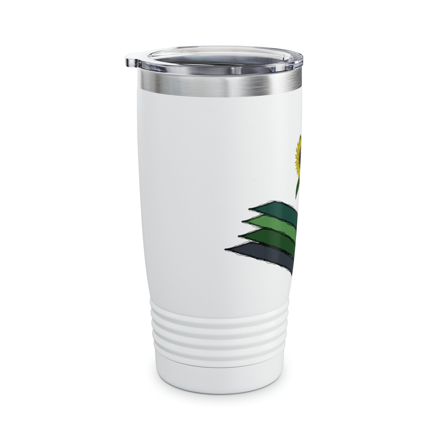 20oz Ringneck Tumbler - Sunflower Guitar Vase Design 7702