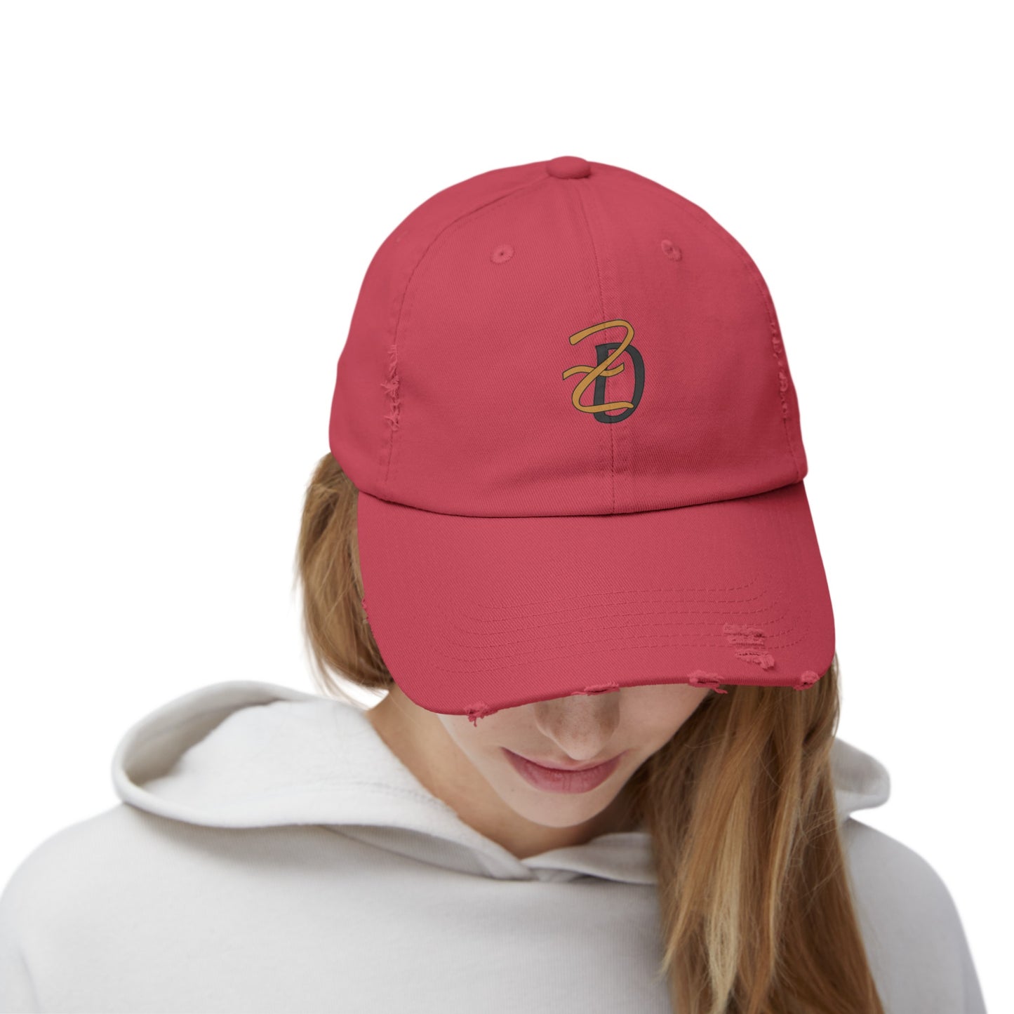 Unisex Distressed Cap - ZD Logo