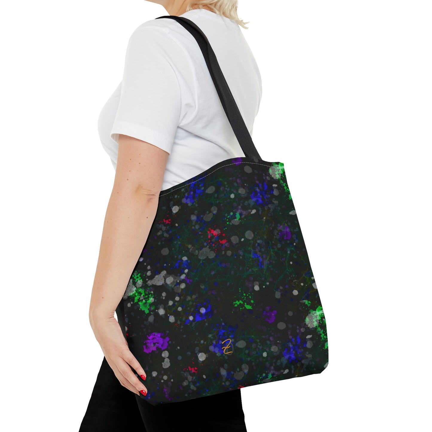 Green Lightening Splat Tote Bag - Design 7706