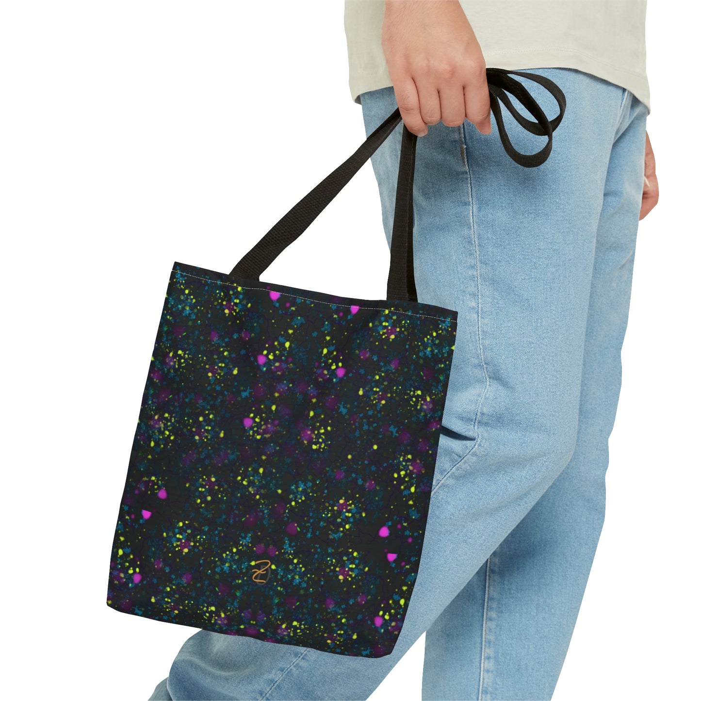 Tote Bag - Digital Dark Splatter Design 7703