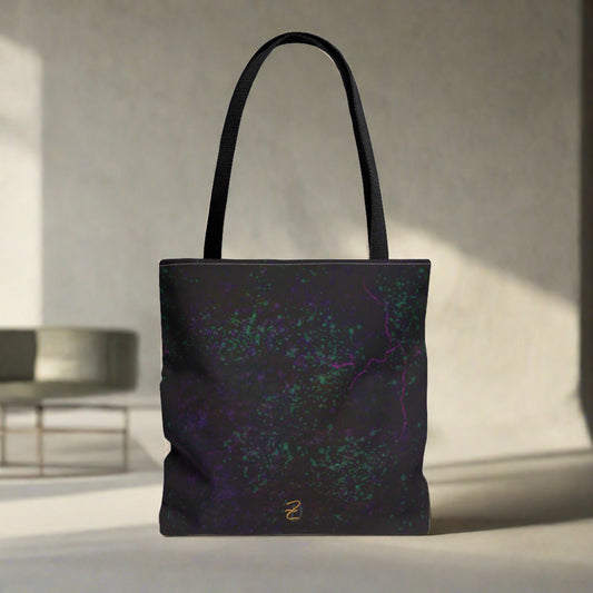 Digital Dark Chaos Tote Bag - Design 7711