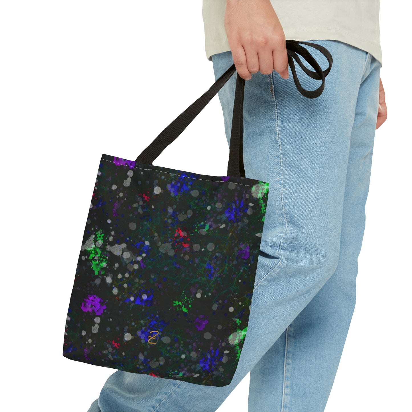 Green Lightening Splat Tote Bag - Design 7706