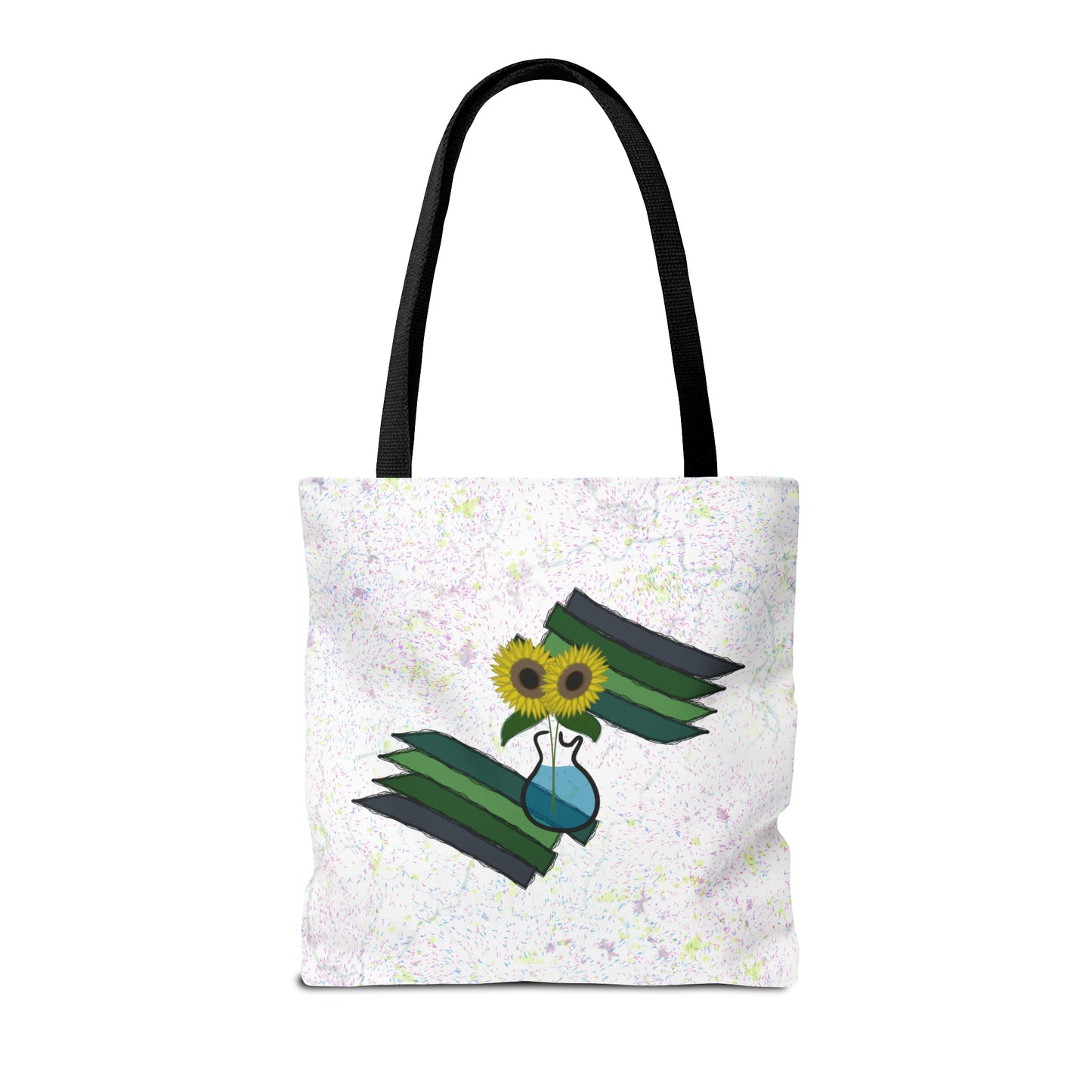 Tote Bag - Sunflower Guitar Vase Design 7702