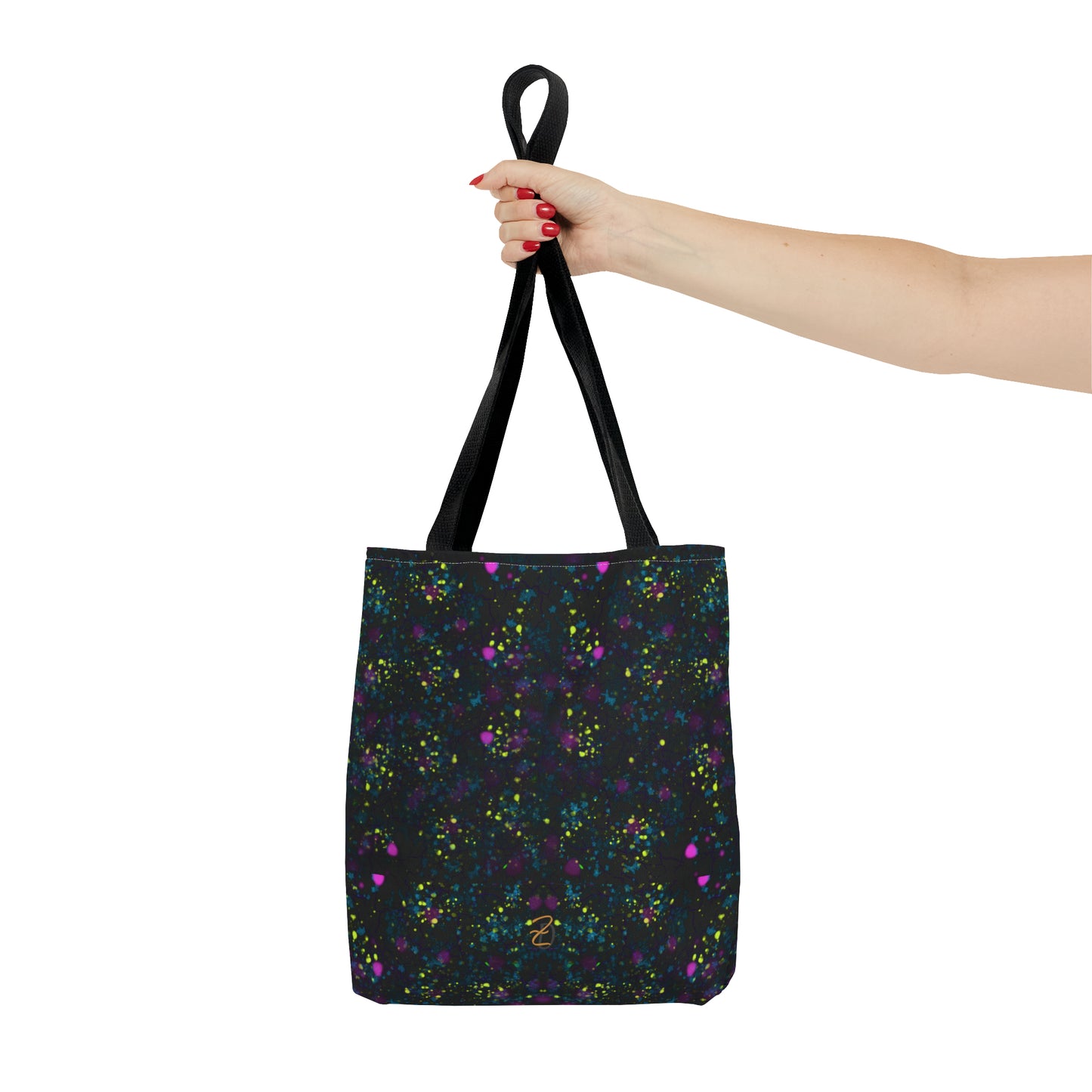 Tote Bag - Digital Dark Splatter Design 7703