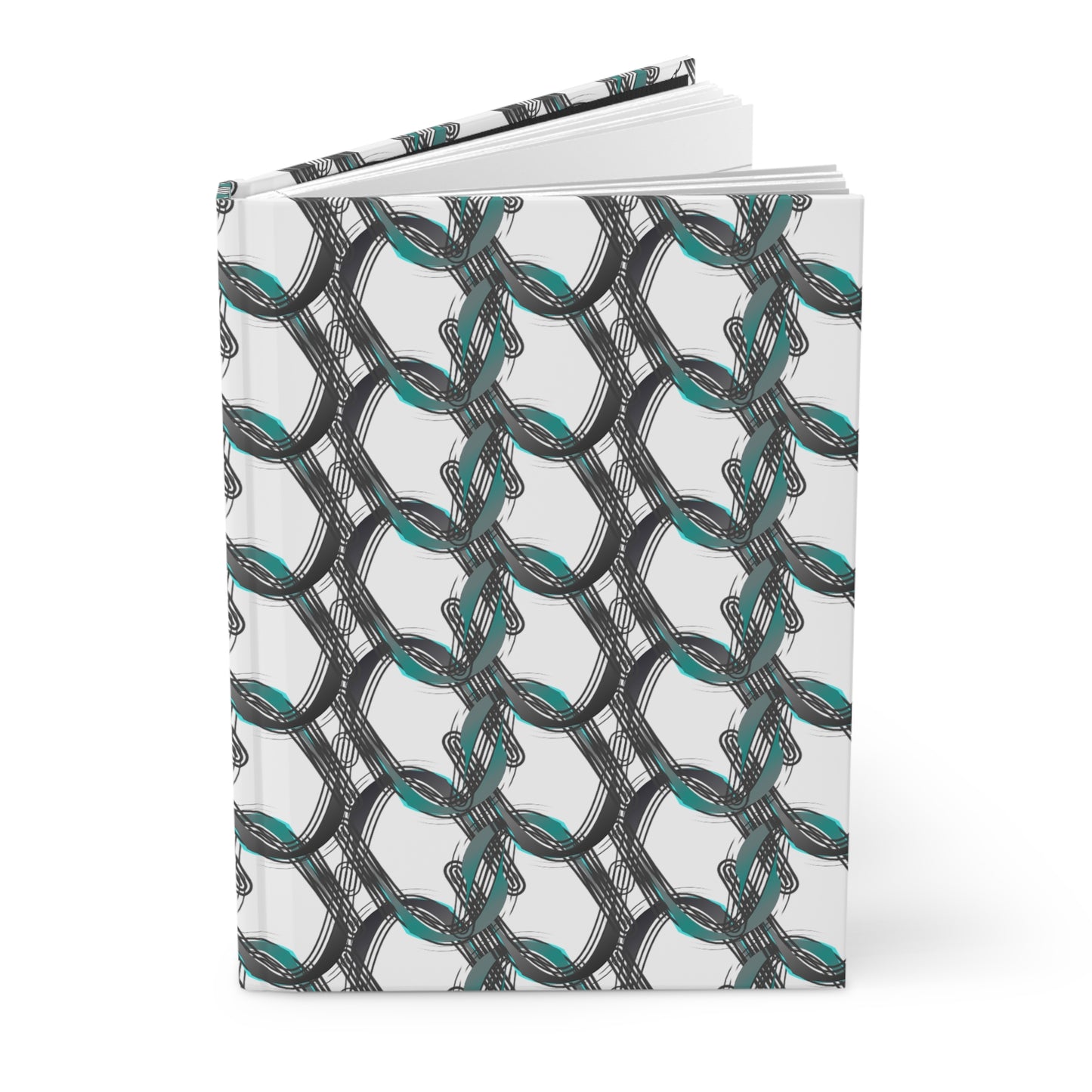 Digital Hoop Linked Hardcover Journal - Design 7707