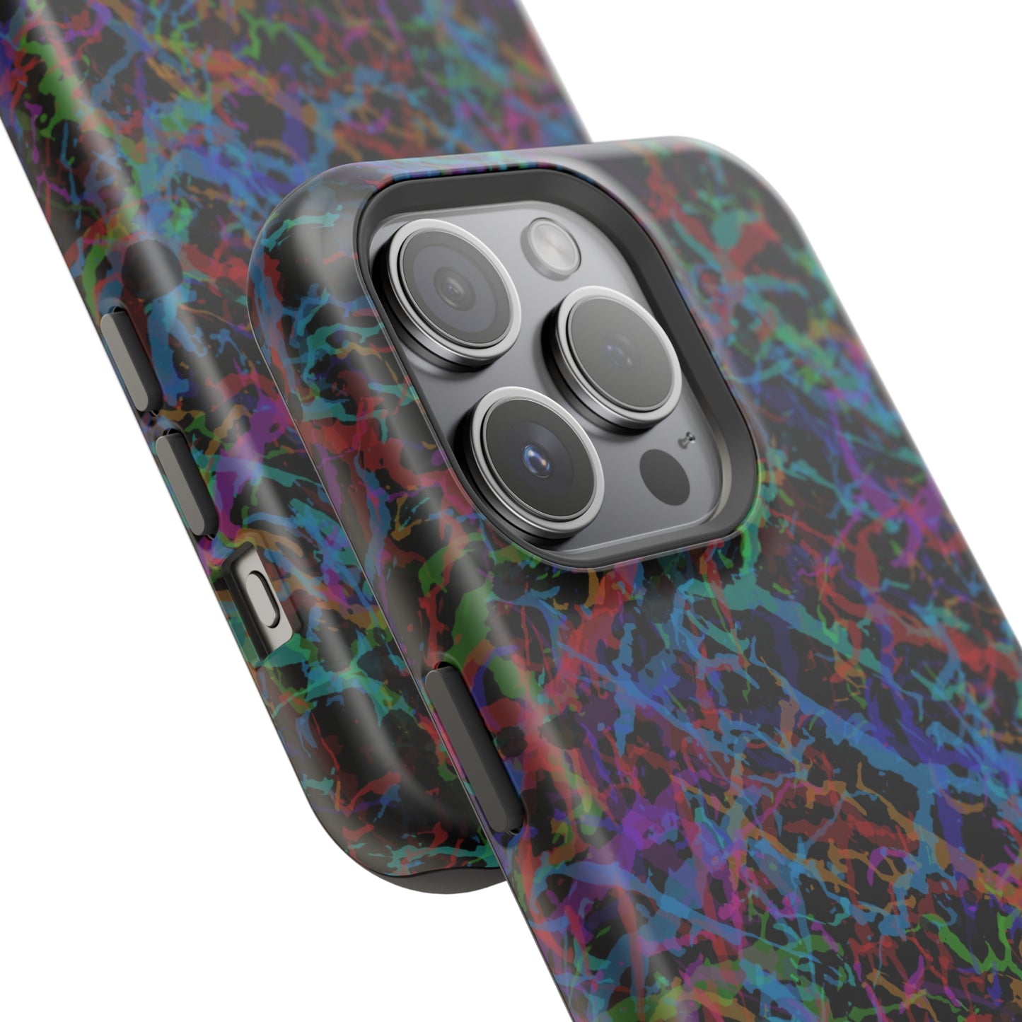 MagSafe Tough Cases - Dark Rainbow Lightening Design 7712