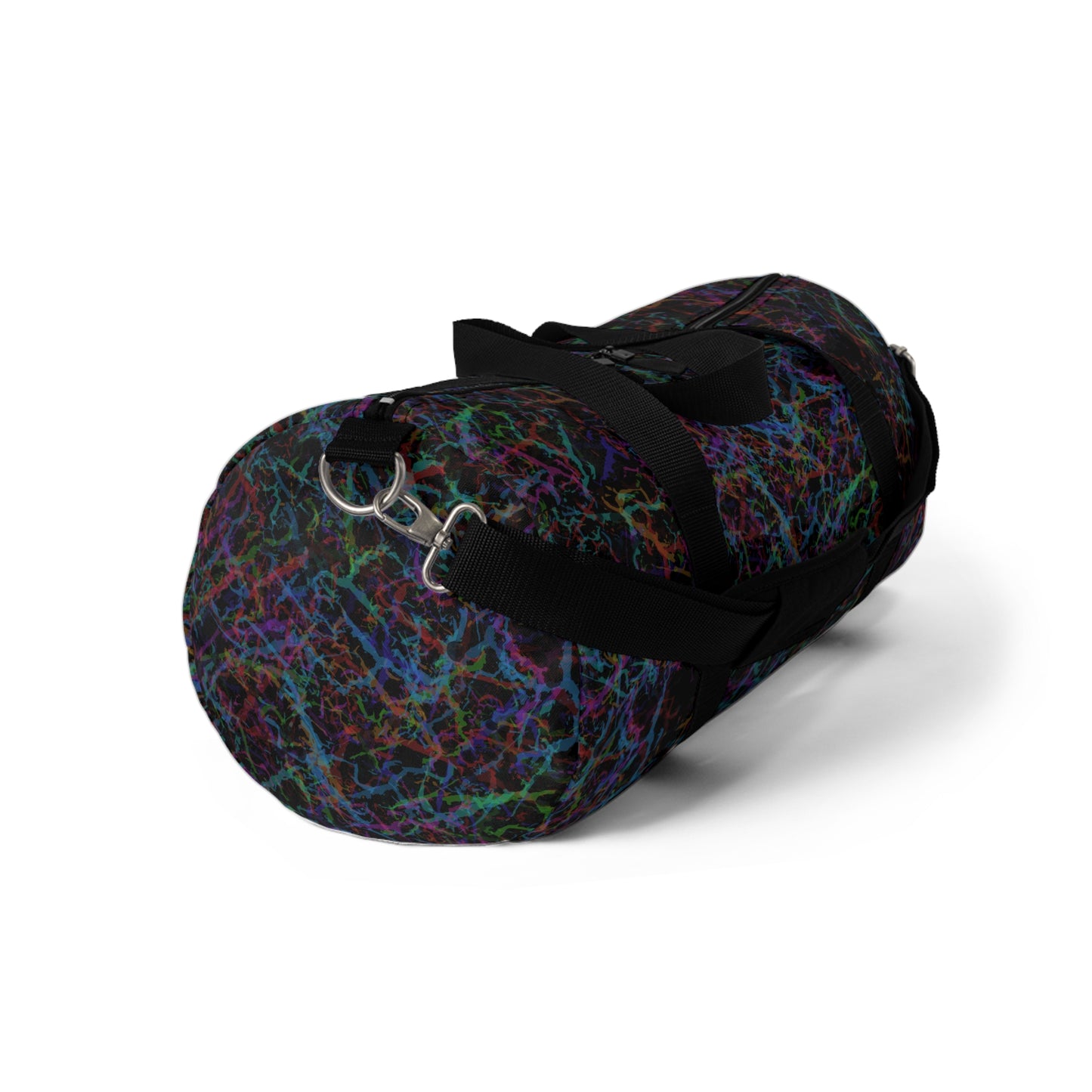 Dark Rainbow Lightening Duffel Bag - Design 7712