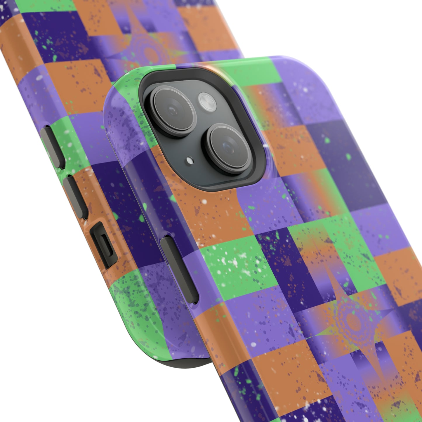 MagSafe Tough Cases - Purple Star Splat Design 7705