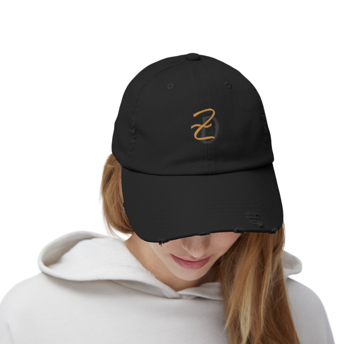 Unisex Distressed Cap - ZD Logo