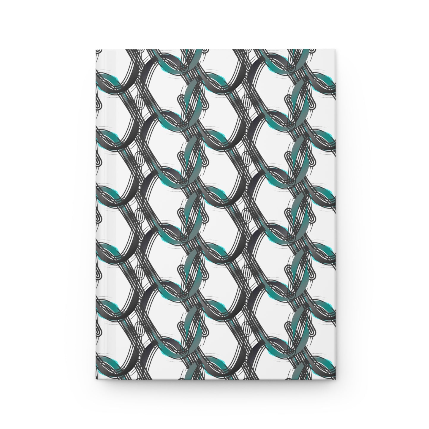 Digital Hoop Linked Hardcover Journal - Design 7707