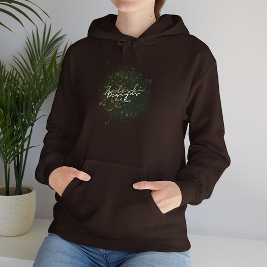 Zaleski Designs Circular Splatter Logo Hoodie