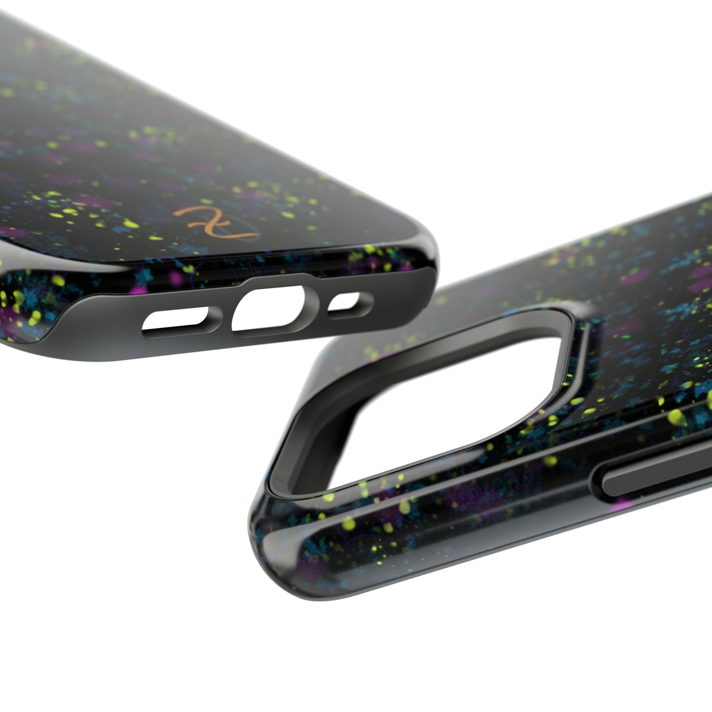 MagSafe Tough Cases - Digital Dark Splatter Design 7703