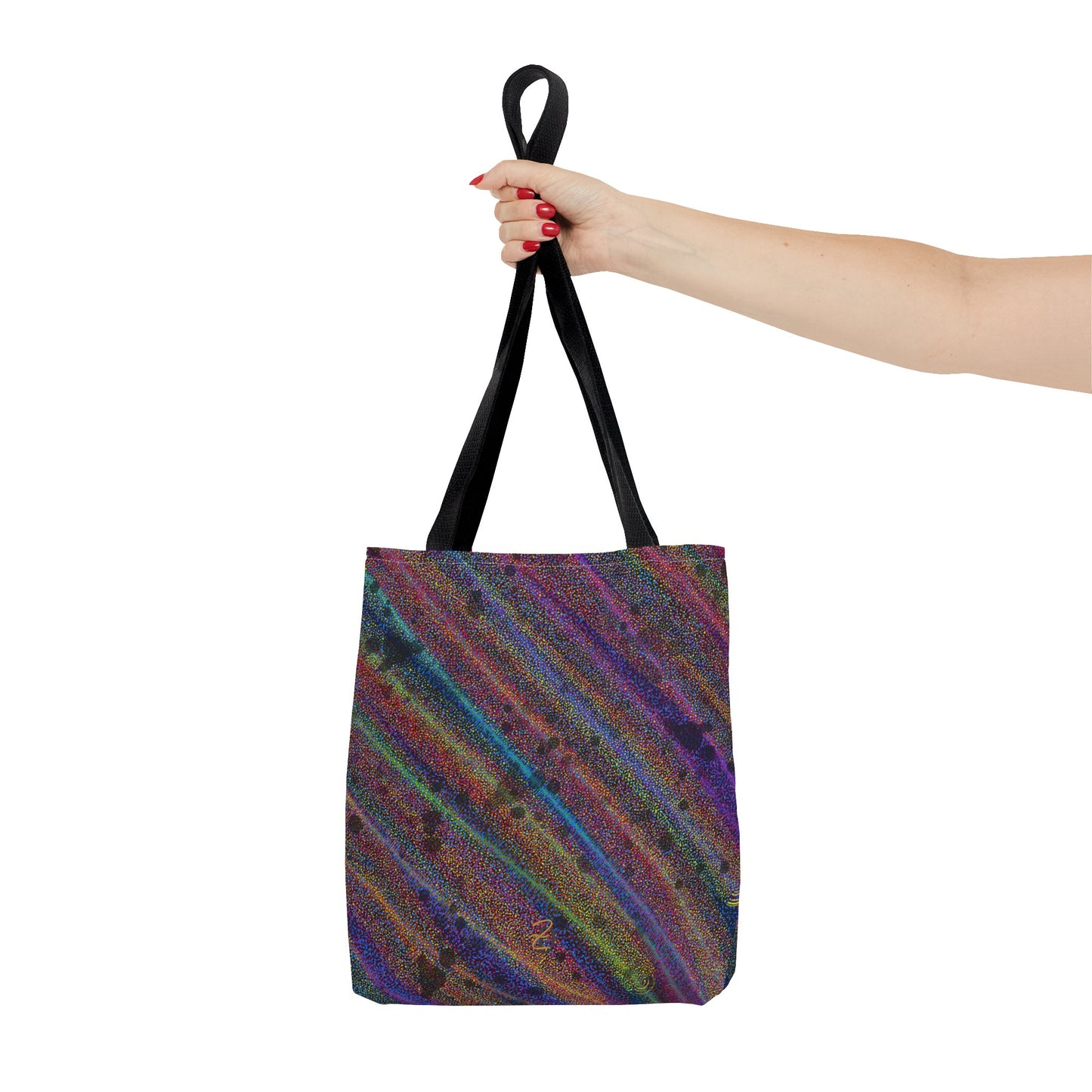 Static Rainbow Tote Bag - Design 7718