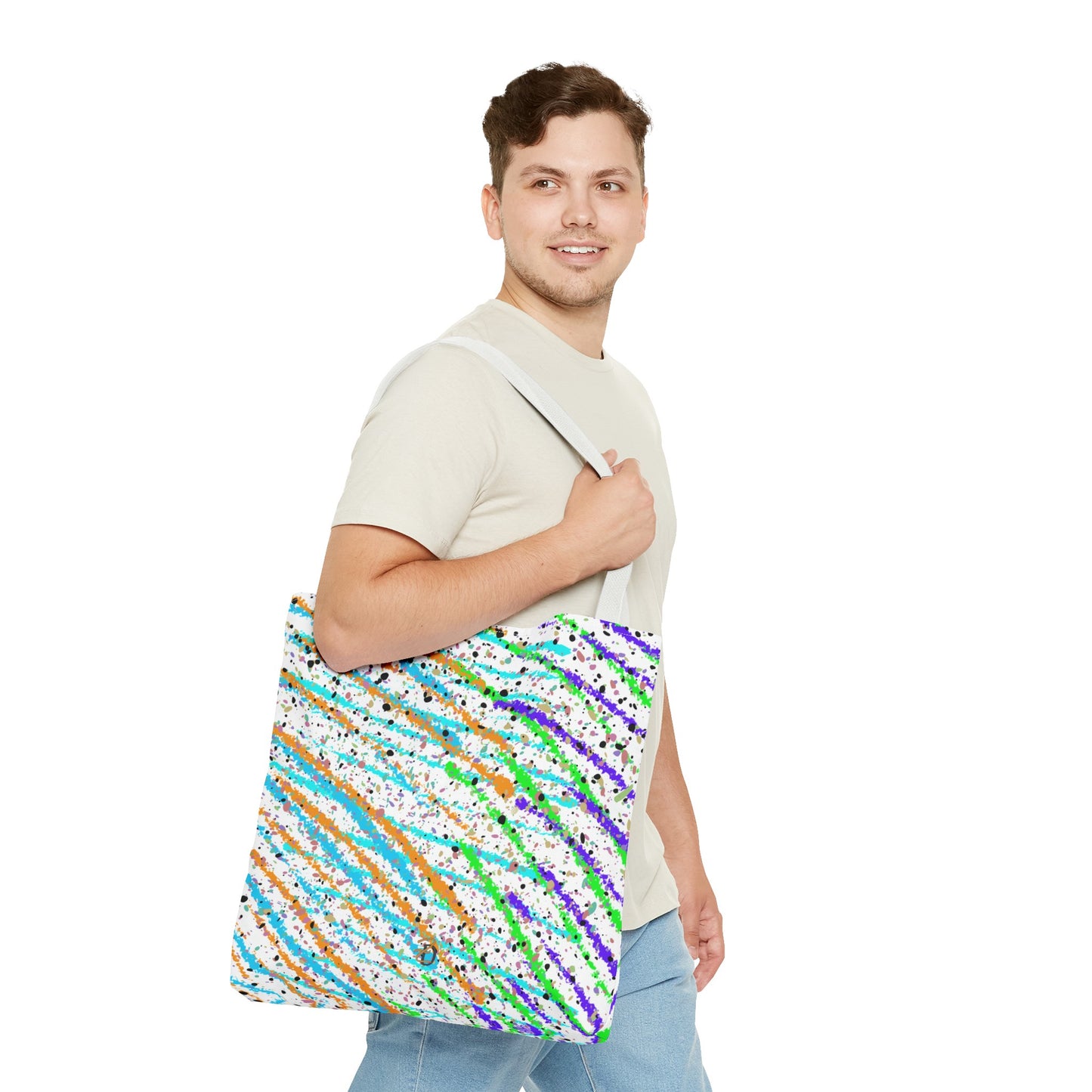 Neon Trails Tote Bag - Design 7715