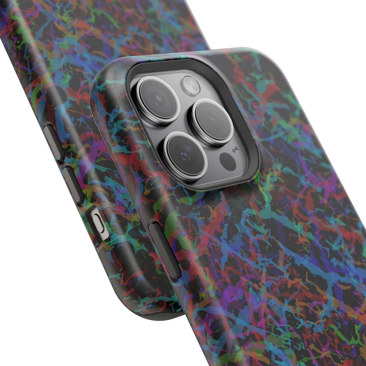 MagSafe Tough Cases - Dark Rainbow Lightening Design 7712