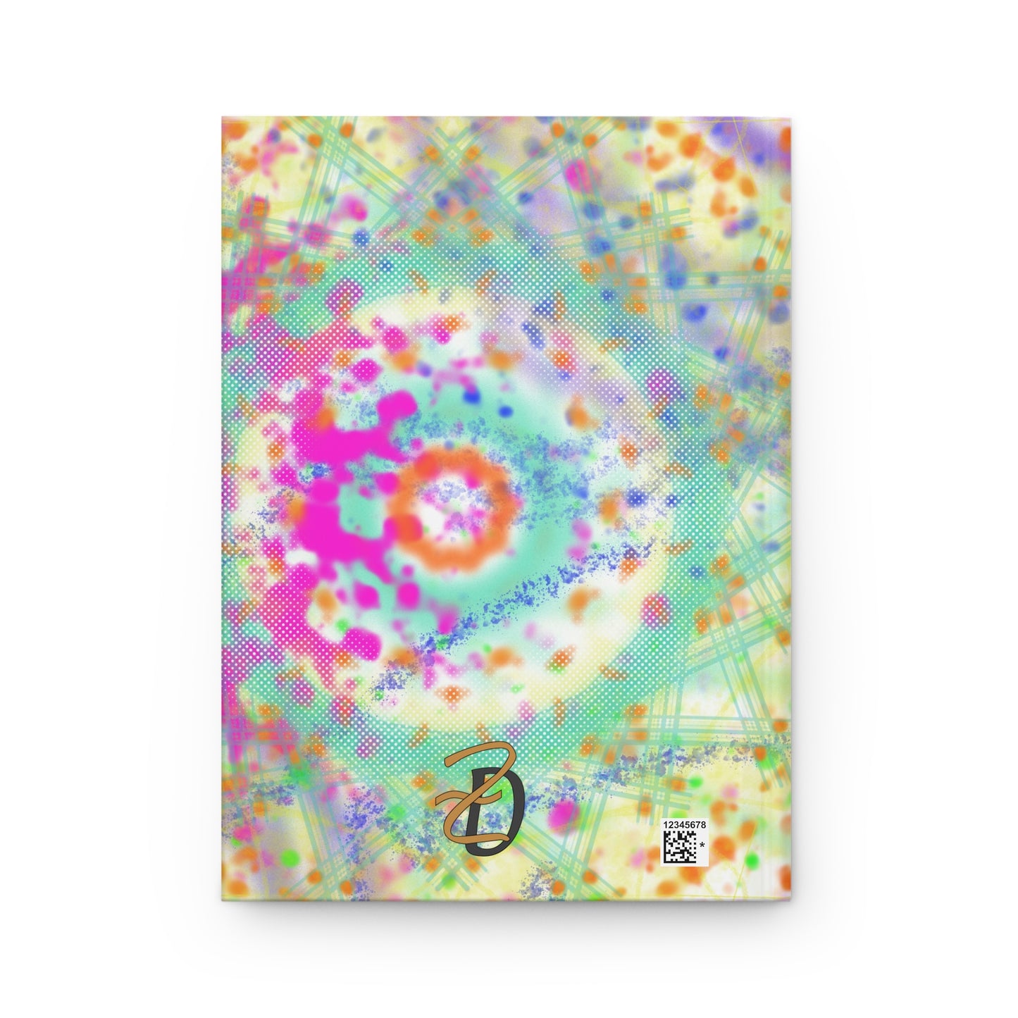 Digital Dye Splat Hardcover Journal - Design 7710