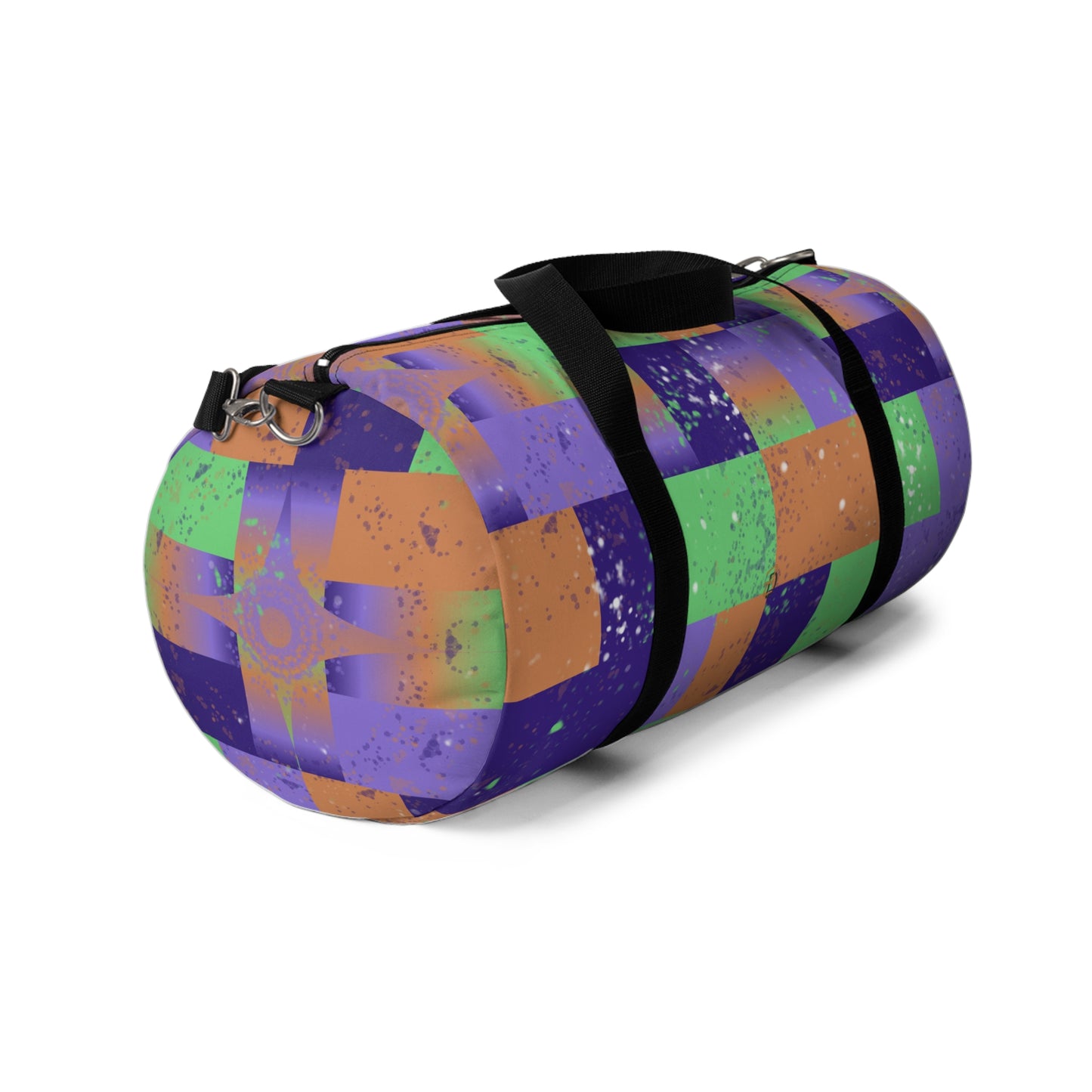 Purple Star Splat Duffel Bag - Design 7705