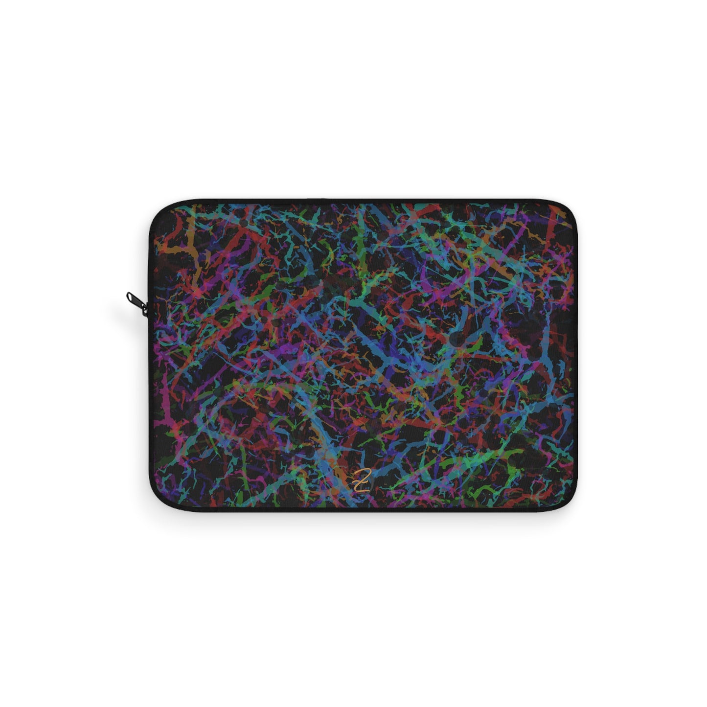 Laptop Sleeve - Dark Rainbow Lightening Design 7712