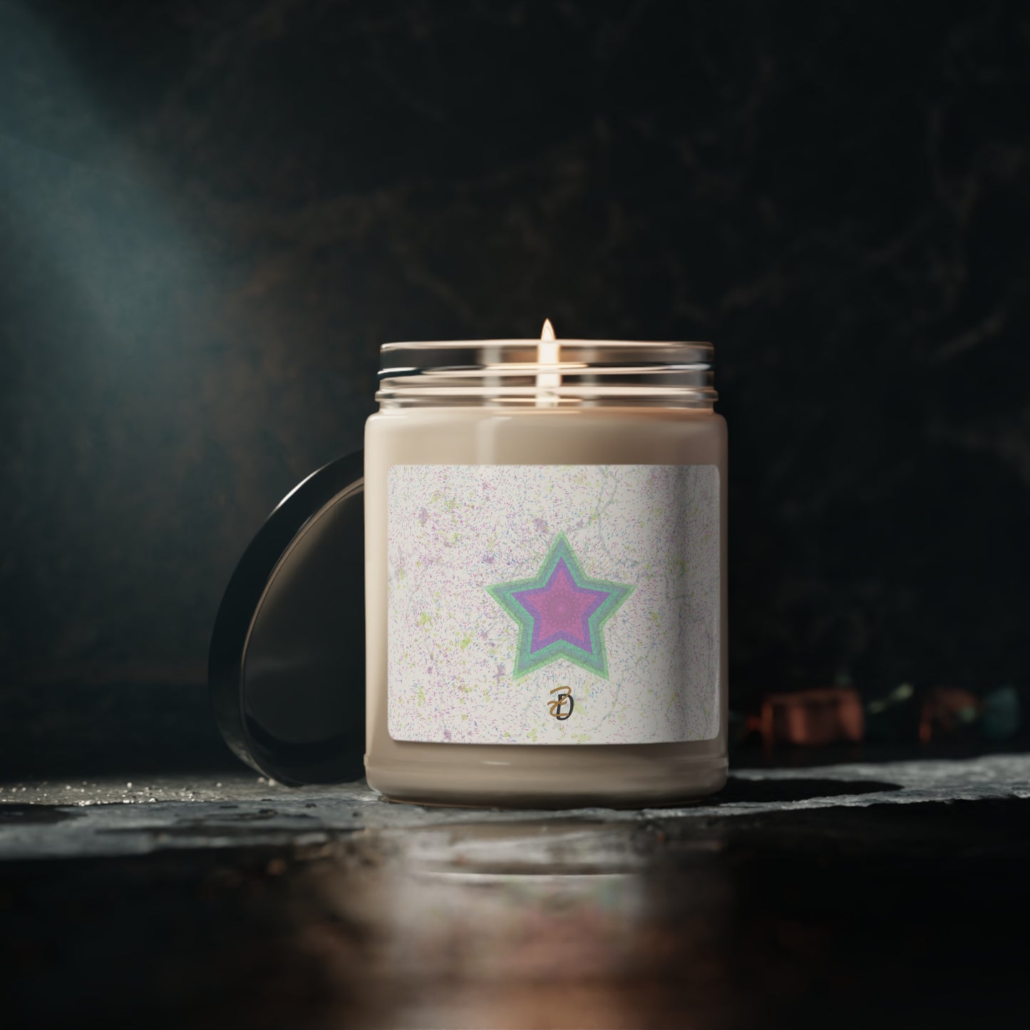 Lightening Star Soy Scented Candle 9oz - Design 7701